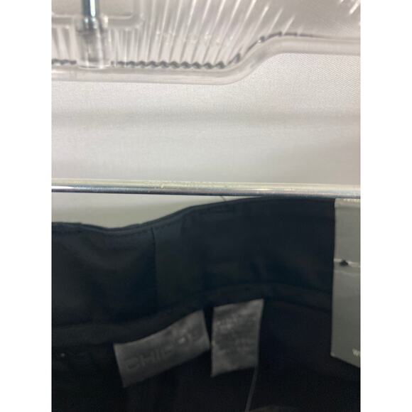 NWT Chicos Original Fit Karsen Twill Dress Pant Size .5 short / Small Black - Picture 3 of 4